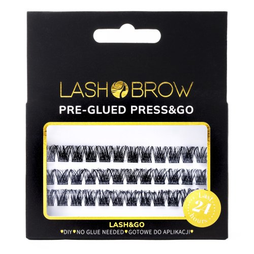 Lash Brow - Pre-Glued Press&Go - Self-Adhesive Cluster Lashes - Party Fever - 0.07 - C - MIX
