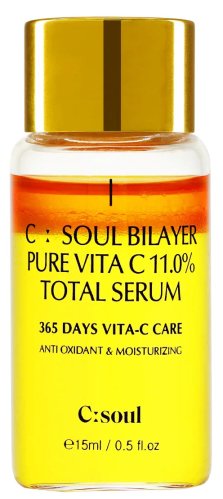 C:Soul - Bilayer Pure Vita C 11.0% Total Serum - Face Serum with Vitamin C - 15 ml