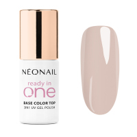 NeoNail - Ready In One - Base Color Top - 3in1 UV Gel Polish - Lakier hybrydowy - 7,2 ml - 12874-7 - One Soft Beige 04 - 12874-7 - One Soft Beige 04