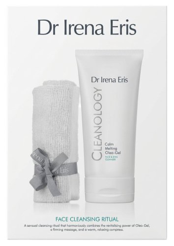 Dr Irena Eris - Cleanology - Face Cleansing Ritual - Zestaw do pielęgnacji twarzy - Oleożel do mycia twarzy i oczu + Ręcznik