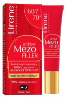 Lirene - Active Mezo Filler Revitalising and Firming Eye and Lip Cream 60+/70+ - Rewitalizująco-napinający krem z peptydami na okolice oczu i ust - 15 ml 