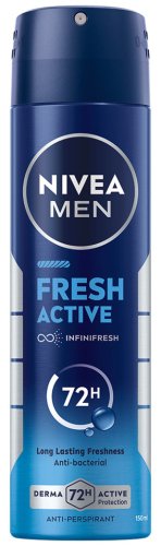 Nivea - Men - Fresh Active 72H Anti-perspirant - Antyperspirant w sprayu dla mężczyzn - 150 ml