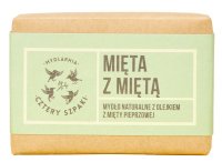 Mydlarnia Cztery Szpaki - Natural Soap with Peppermint Oil - Mint with Mint - 110 g