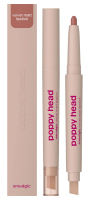 Poppy Head - Smudgic Velvet Matt Lipstick - Matowa pomadka w kredce - 0,85 g - 03 Dusky Allure - 03 Dusky Allure