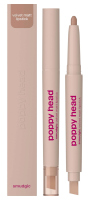 Poppy Head - Smudgic Velvet Matt Lipstick - Matowa pomadka w kredce - 0,85 g - 02 Spellbound Nude - 02 Spellbound Nude