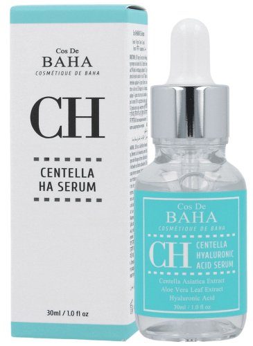 Cos De BAHA - CH Centella HA Serum - Kojąco-nawilżające serum do twarzy - 30 ml