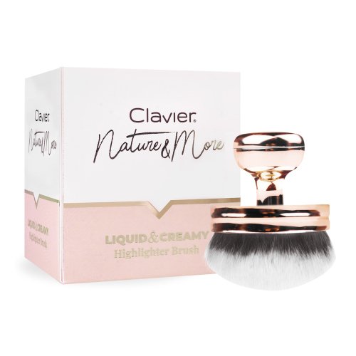 Clavier - Liquid & Creamy Highlighter Brush - Wet Application Body and Décolletage Brush