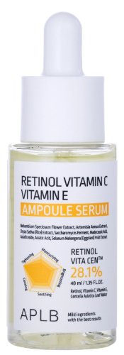 APLB - Retinol Vitamin C Vitamin E Ampoule Serum - Serum do twarzy z retinolem i witaminami C i E - 40 ml