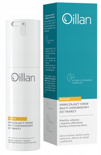 Oillan - Repair - Moisturising Multi-Ceramide Face Cream - 50 ml