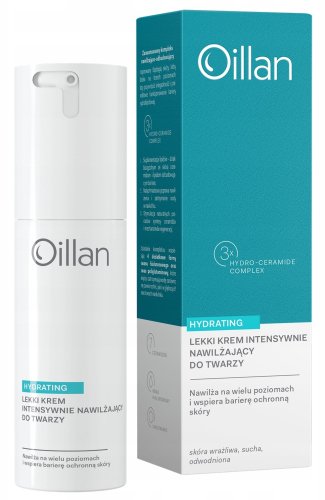 Oillan - Hydrating - Light Intensely Hydrating Face Cream - 50 ml