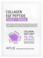 APLB - Collagen EGF Peptide Sheet Mask - Hydrating and Firming Sheet Face Mask - 25 ml / 1 pc