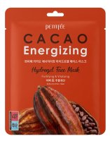 PETITFEE - Cacao Energizing Hydrogel Face Mask - 32 g / 1 pc