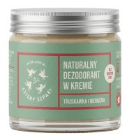 Mydlarnia Cztery Szpaki - Naturalny dezodorant w kremie - Truskawka i Werbena bez dodatku sody - 60 ml