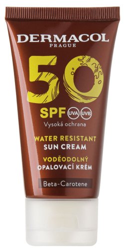 Dermacol - Water Resistant Sun Cream - Wodoodporny krem ochronny do opalania - SPF50 - 50 ml