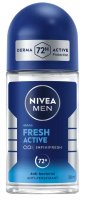 Nivea - Men - Fresh Active 72H Anti-Perspirant - Roll-on antiperspirant for men - 50 ml
