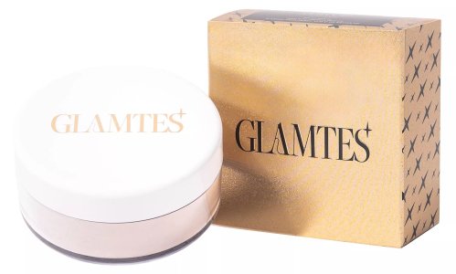GLAMTES - Rozświetlający puder do twarzy - Elegant Glow - 8 g