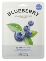 It's Skin - The Fresh Mask Sheet Blueberry - מסכת בד לחות לפנים - 21 g / 1 יח'