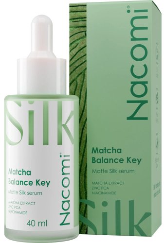 Nacomi - Matcha Balance Key - Matte Silk Serum - Regulujące serum do twarzy - 40 ml