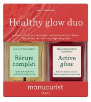 Manucurist - Healthy Glow Duo - Pielęgnacyjny zestaw do paznokci - Serum Complet 15 ml + Odżywka Active Glow 15 ml