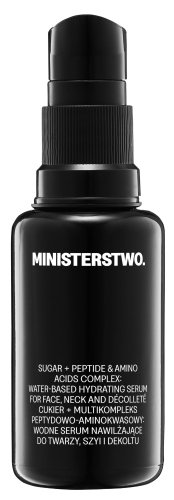 MINISTERSTWO - Cukier + Multikompleks peptydowo aminokwasowy - Lekkie serum nawilżające do twarzy, szyi i dekoltu - 30 ml 