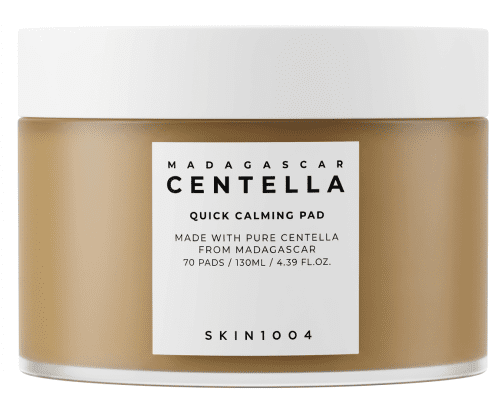 SKIN1004 - Madagascar Centella - Quick Calming Pad - Łagodzące płatki do twarzy z wąkrotą azjatycką - 130 ml / 70 szt