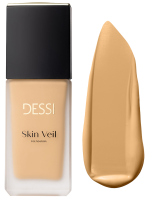 DESSI - Skin Veil Foundation - Satin Face Foundation - SPF25 - 30 ml - 06 Toffee Glow - 06 Toffee Glow