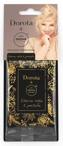  AROMA HOME & Dorota - Zawieszka zapachowa - Czarna róża z paczulą - 1 szt 