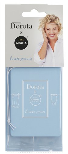  AROMA HOME & Dorota - Zawieszka zapachowa - Świeże pranie - 1 szt 