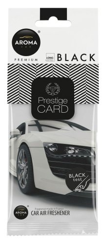 AROMA CAR - Zawieszka do samochodu - PRESTIGE CARD - BLACK - 1 szt