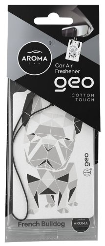 AROMA CAR - Zawieszka / Odświeżacz do auta - GEO DOG - Cotton Touch - 1 szt
