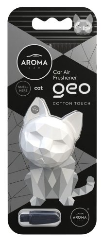 AROMA CAR - Odświeżacz do samochodu - GEO CAT 3D - Cotton Touch - 1 szt