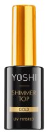YOSHI - Shimmer Top Gold - Hybrydowy top ze złotymi drobinkami - 10 ml