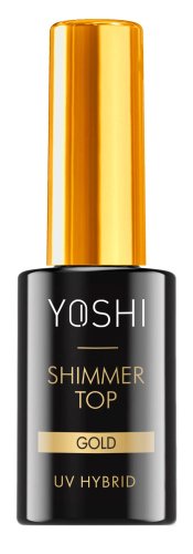YOSHI - Shimmer Top Gold - Hybrydowy top ze złotymi drobinkami - 10 ml