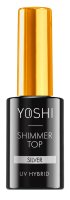 YOSHI - Shimmer Top Silver - טופ היברידי עם חלקיקי כסף כסופים - 10 מ