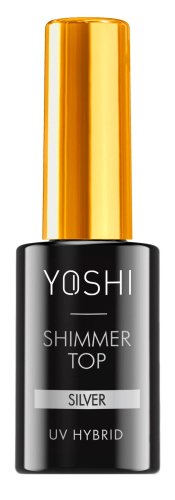 YOSHI - Shimmer Top Silver - Hybrydowy top ze srebrnymi drobinkami - 10 ml