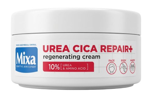 Mixa - Urea Cica Repair+ - Krem regenerujący do twarzy, ciała i dłoni - 150 ml
