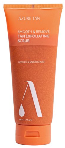 AZURE TAN - Smooth & Remove Tan Exfoliating Scrub - Peeling do ciała usuwający pozostałości opalenizny - 200 ml