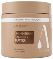 AZURE TAN - Shimmering Tanning Butter - Rozświetlające masło samoopalające do ciała - 200 ml