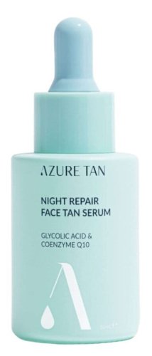 AZURE TAN - Night Repair Face Tan Serum - Regenerujące serum samoopalające do twarzy na noc - 30 ml