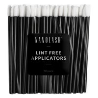 NANOLASH - Lint Free Applicators - Applicatori vellutati per ciglia e sopracciglia - 50 pz