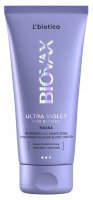 BIOVAX - GLAMOUR - Ultra Violet for Blondes - מסכת שיקום והענקת גוון עוצמתית - מסכה מחזקת ומטפחת בסגול לשיער בלונדיני ואפור - 150 מ