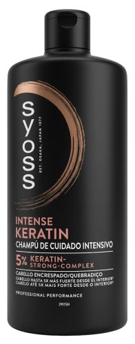 Syoss - Intense Keratin Shampoo - Szampon do włosów łamliwych - 440 ml