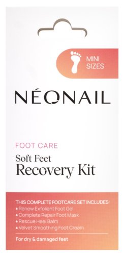 NeoNail - Foot Care - Soft Feet Recovery Kit - Zestaw do pielęgnacji stóp - 4 x 10 ml