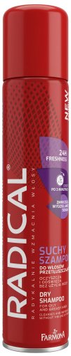 RADICAL - Dry Shampoo - Suchy szampon do włosów przetłuszczających się - 180 ml