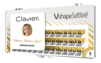 Clavier - Vshape Softline by Roksana Gajda - False Eyelash Clusters - 36 pcs - 9 mm - 9 mm