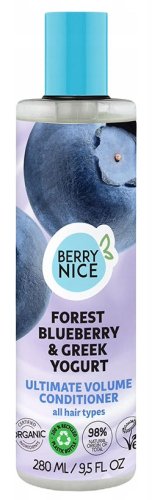 BERRY NICE - Forest Blueberry & Greek Yogurt Ultimate Volume Conditioner - Odżywka zwiększająca objętość włosów - Jagoda Leśna i Grecki Jogurt - 280 ml