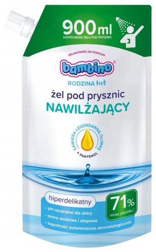 Bambino - FAMILY - Moisturizing Shower Gel - Refill - 900 ml
