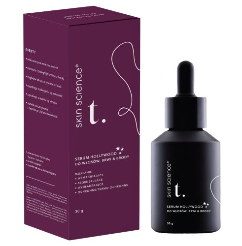 Skin Science - Trichologic - Serum Hollywood - Regenerująco-ochronne serum do włosów, brwi i brody - 30 g