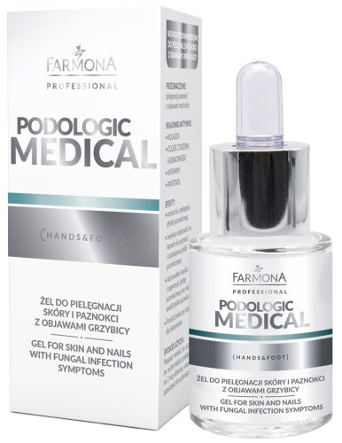 Farmona Professional - PODOLOGIC MEDICAL - ג'ל לעור ולציפורניים עם תסמיני זיהום פטרייתי - 15 מ"ל
