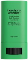 Haruharu Wonder - Black Bamboo Daily Soothing Sun Shield - Kojący krem do opalania w sztyfcie - SPF50+ PA ++++ - 20 g